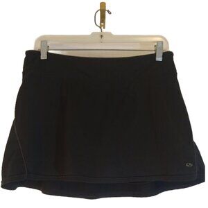 Champion Athletic Skort Skirt Womens Size Medium Black Waist 32 Lined Stretch